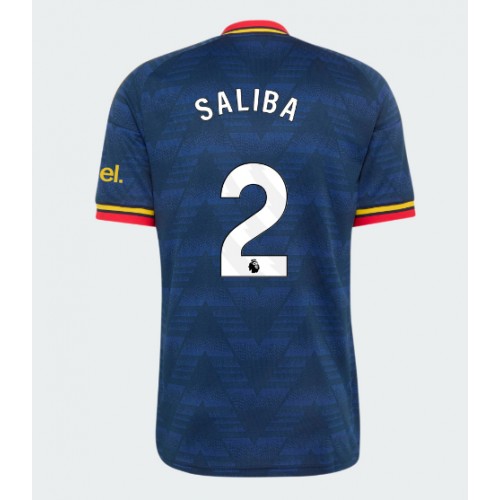 Arsenal William Saliba #2 Vieraspaita 2026-27 Lyhythihainen